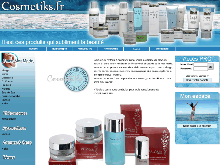 www.cosmetiks.fr