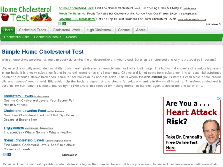 www.homecholesteroltest.org