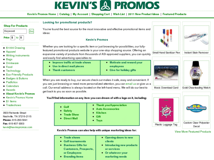 www.kevinspromos.net