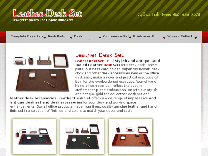 www.leather-desk-set.biz