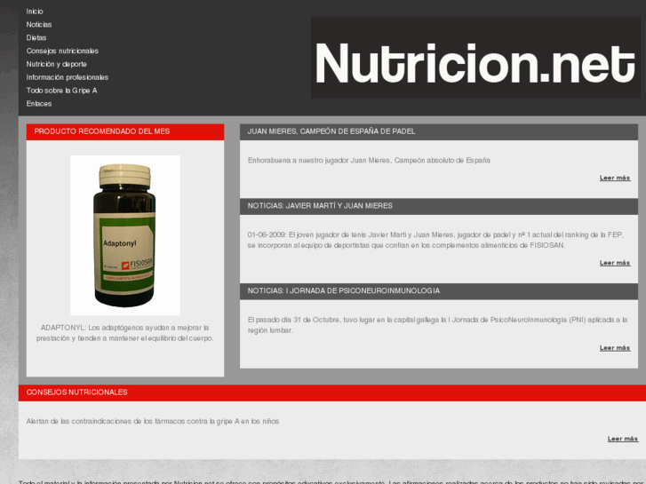 www.nutricion.net