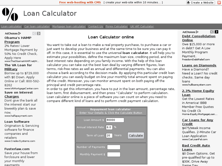 www.1loancalculator.com