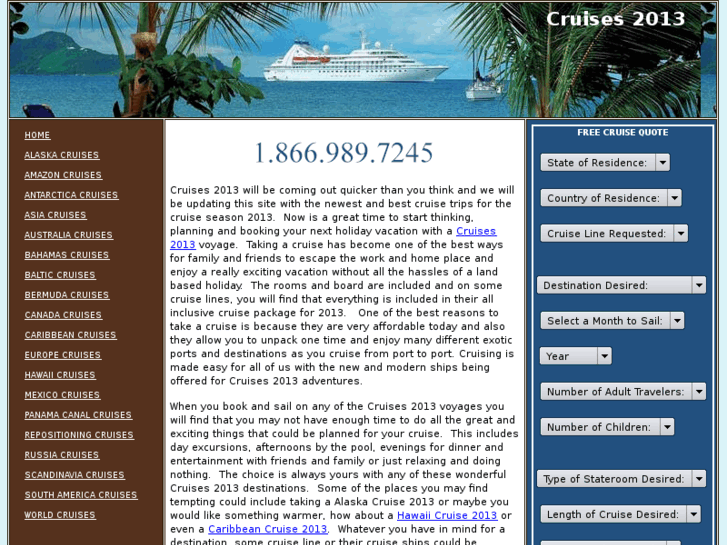 www.cruises2013.com