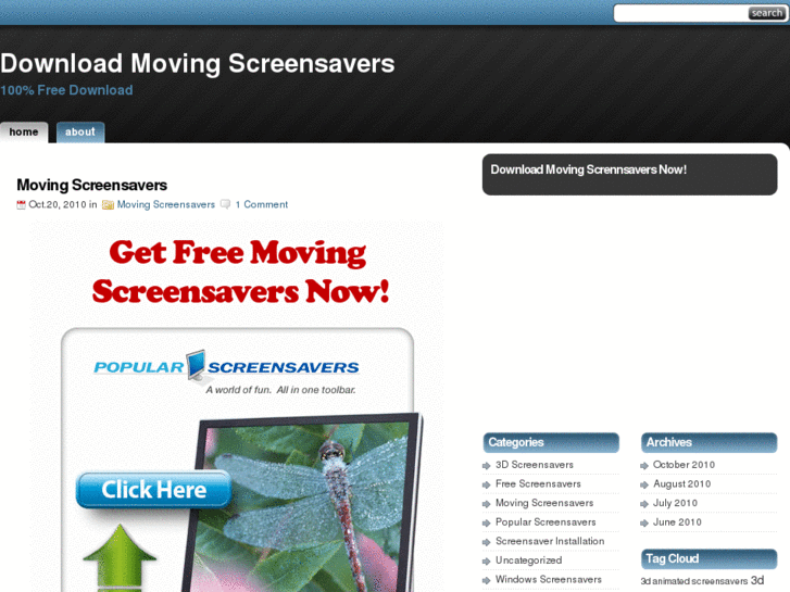 www.getmovingscreensavers.com