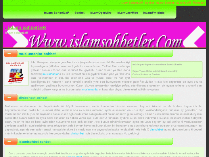 www.islamsohbetler.com