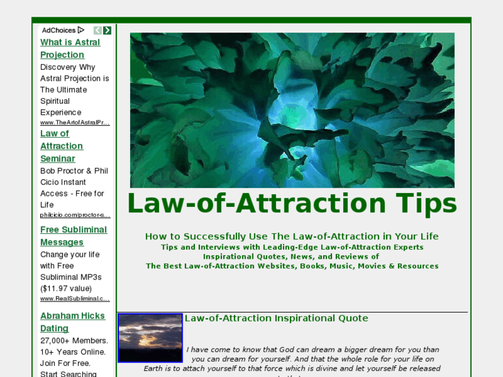 www.lawofattractiontips.com