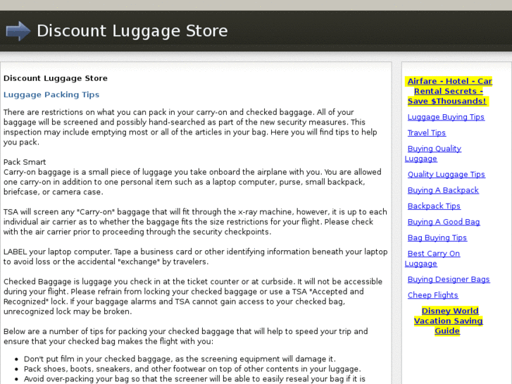 www.luggage-megastore.com