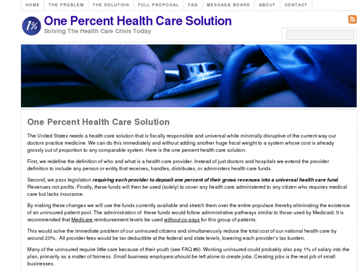 www.onepercenthealthcaresolution.com