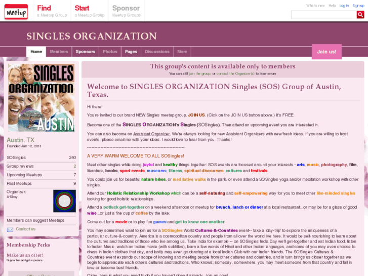www.singlesorganisation.org