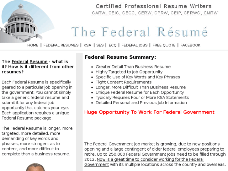 www.thefederalresume.com