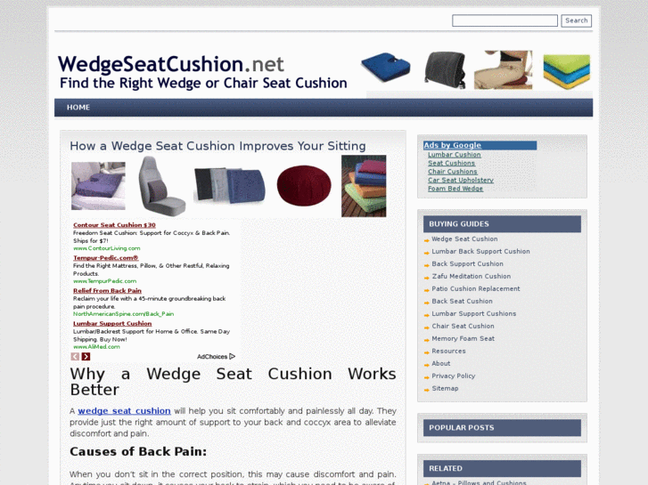 www.wedgeseatcushion.net