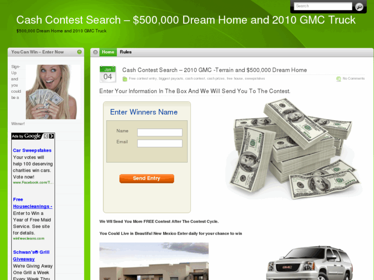 www.cashcontestsearch.com