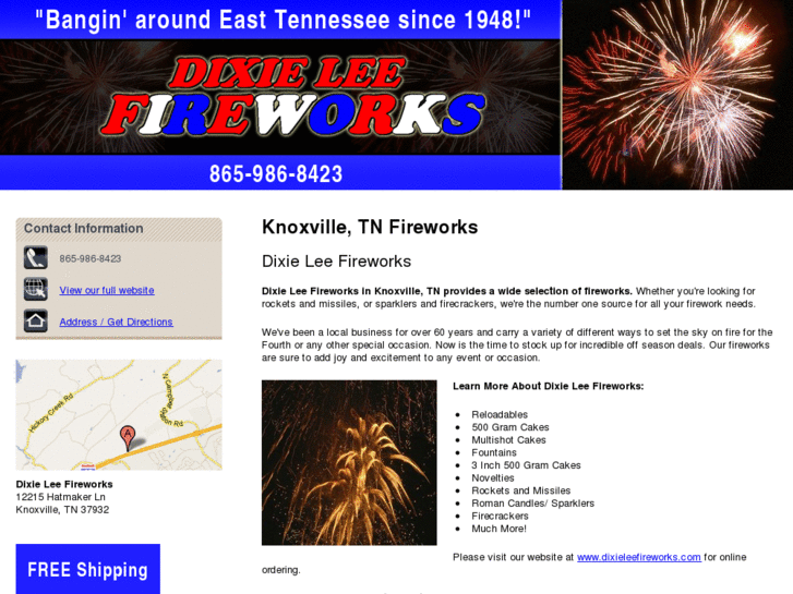 www.dixieleefireworks2.com