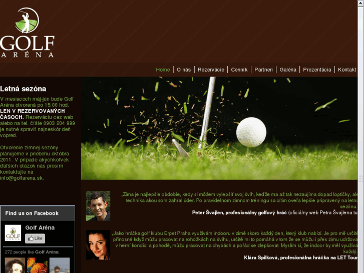 www.golfarena.sk