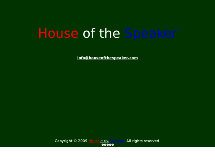 www.houseofthespeaker.com