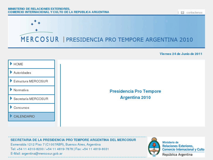 www.mercosur.gov.ar