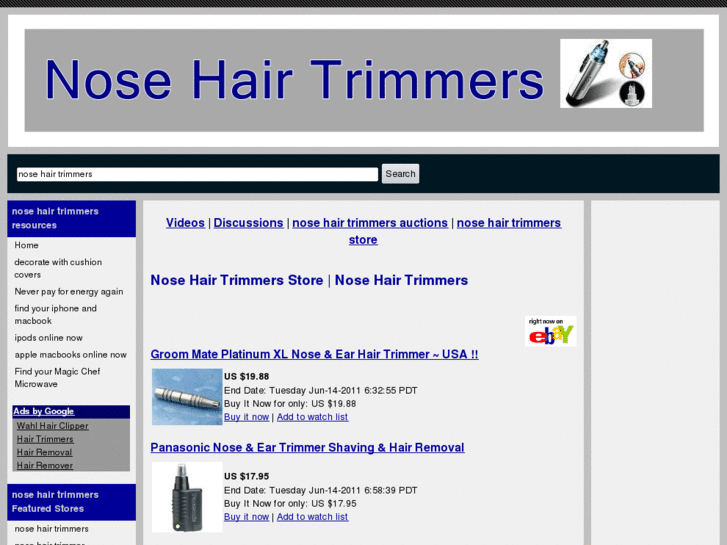 www.nosehairtrimmersonline.com