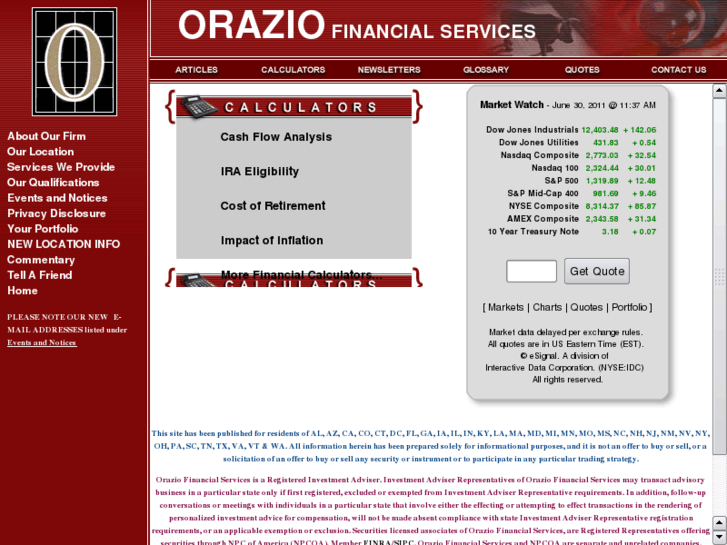 www.oraziofinancial.com