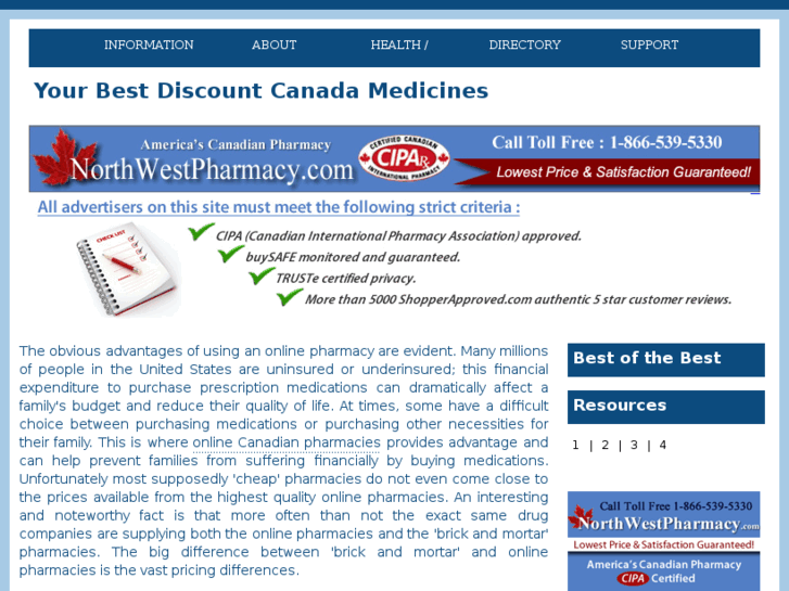 www.canadamedicinesdiscount.com