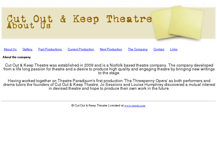 www.cutoutandkeeptheatre.com