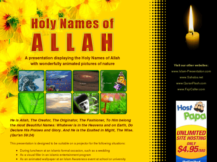 www.holynamesofallah.com