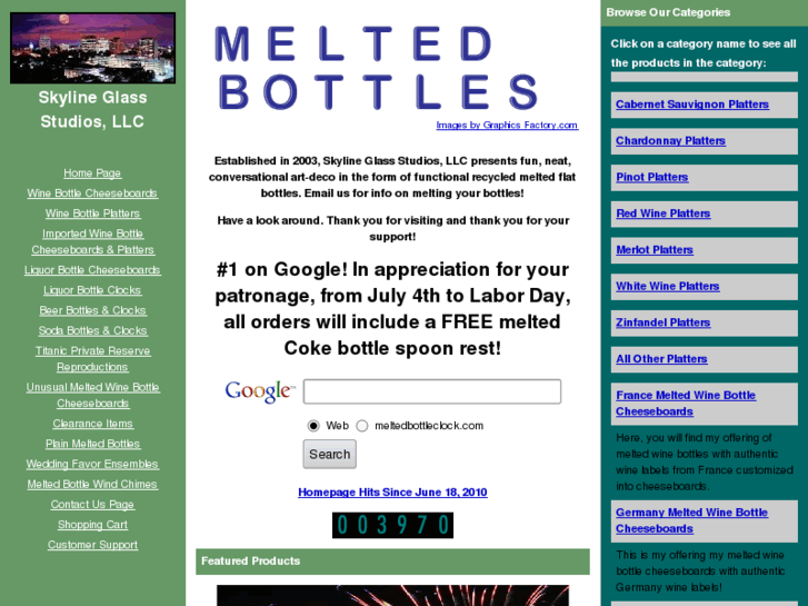 www.meltedbottleclock.com