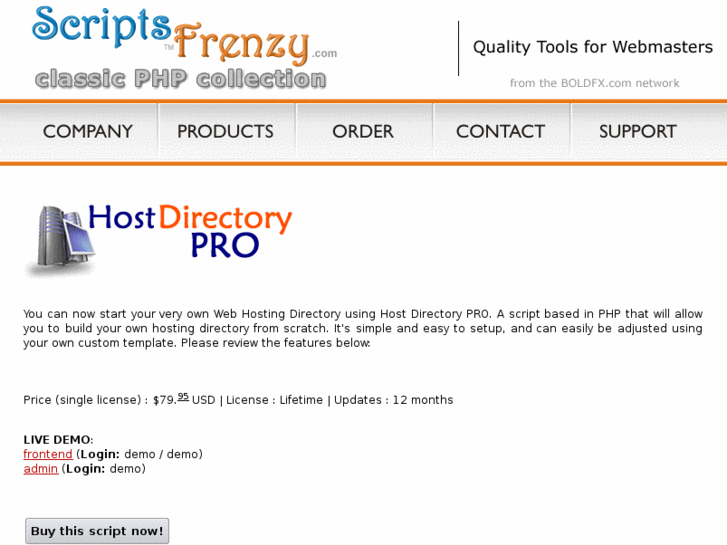 www.phphostdirectoryscript.com