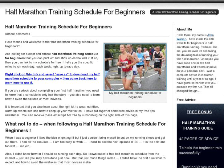 www.thehalfmarathontrainingscheduleforbeginners.com