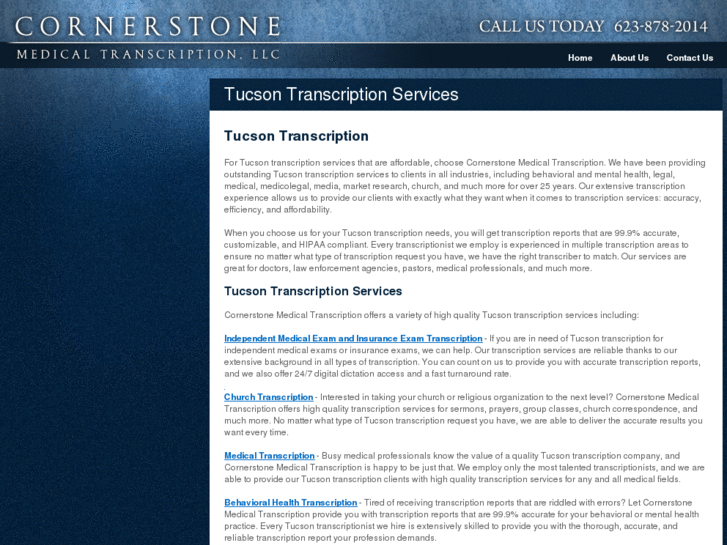 www.tucsontranscriptionservices.com