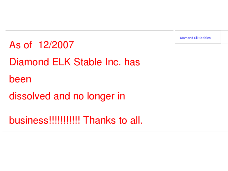 www.diamondelkstable.com