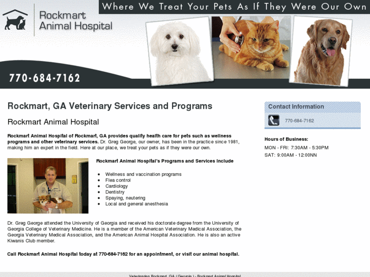 www.rockmartveterinarian.com