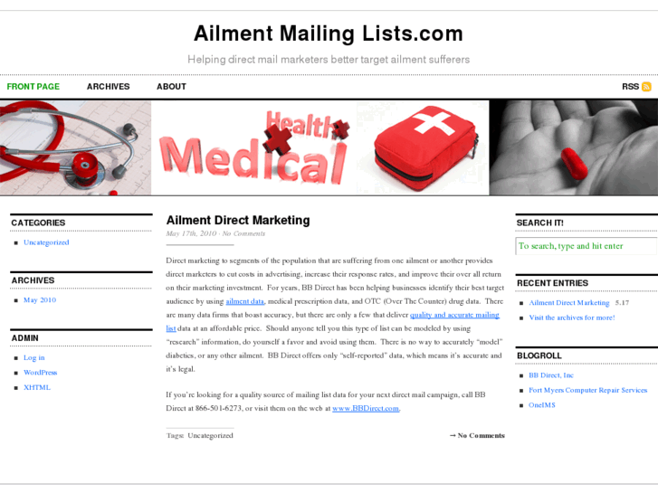 www.ailment-mailing-lists.com