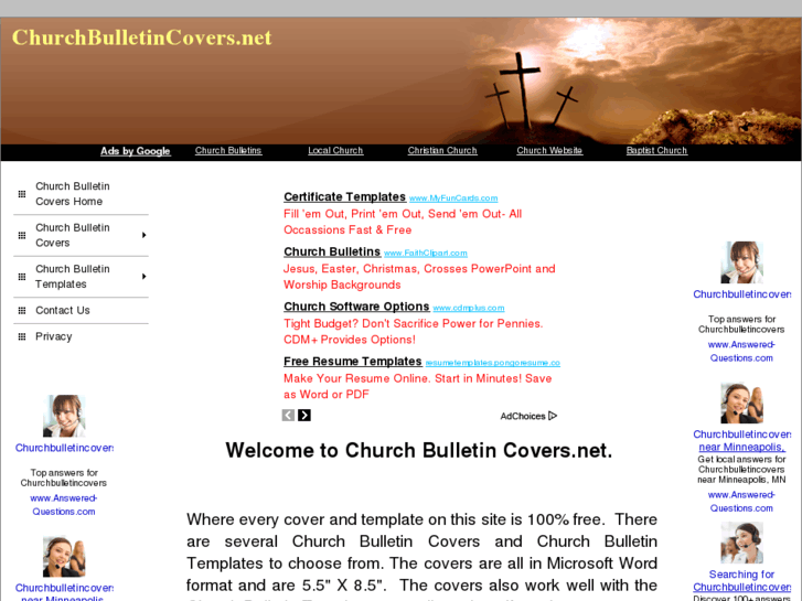 www.churchbulletincovers.net