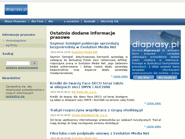 www.dlaprasy.pl