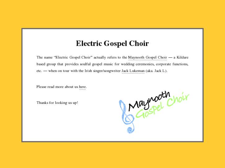 www.electricgospelchoir.com