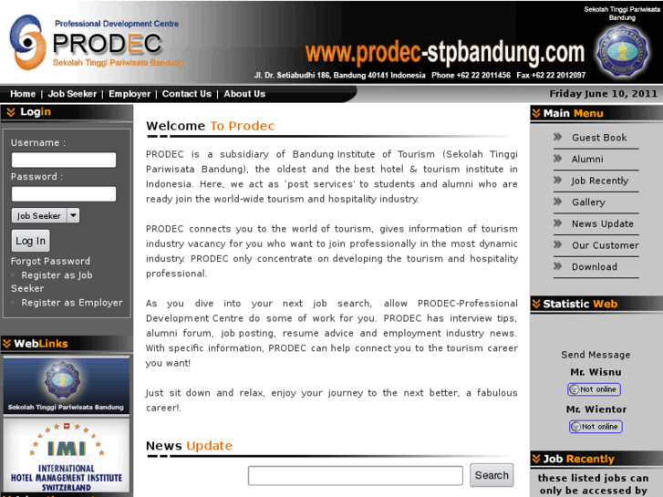 www.prodec-stpbandung.com