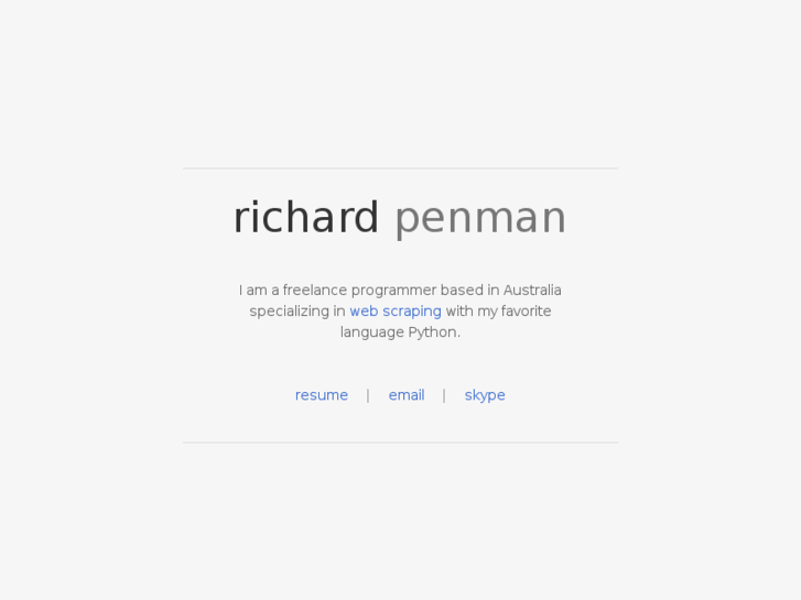 www.richardpenman.info