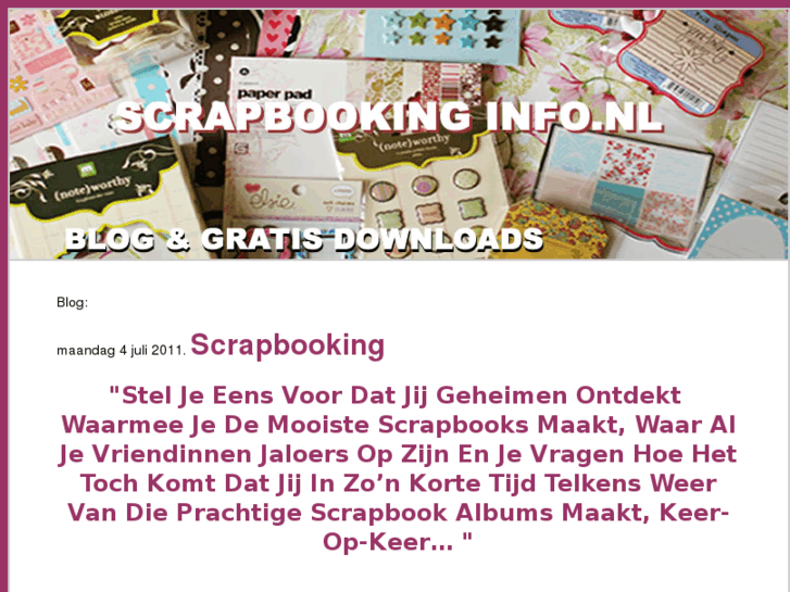 www.scrapbookinginfo.nl