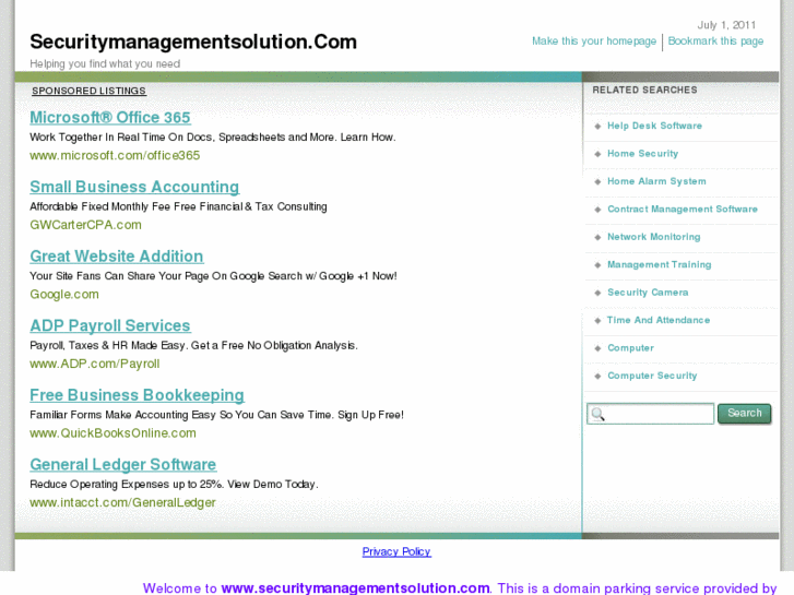 www.securitymanagementsolution.com