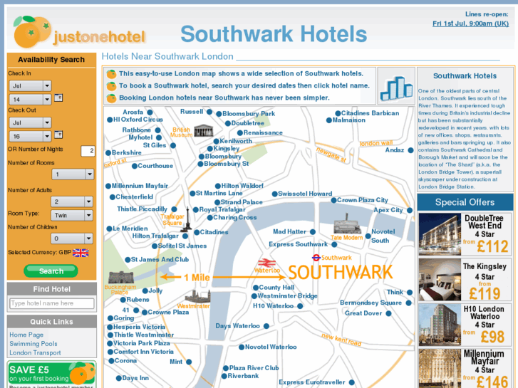 www.southwark-hotels.com