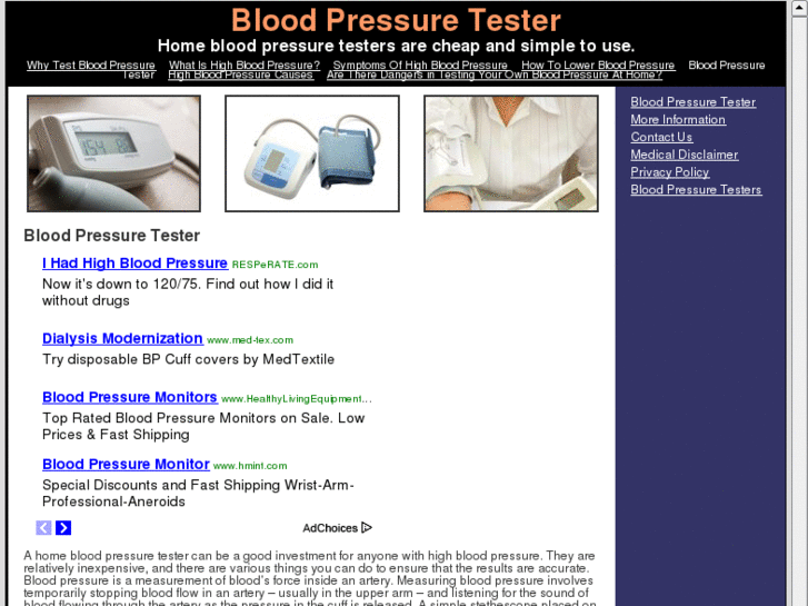 www.bloodpressuretester.net