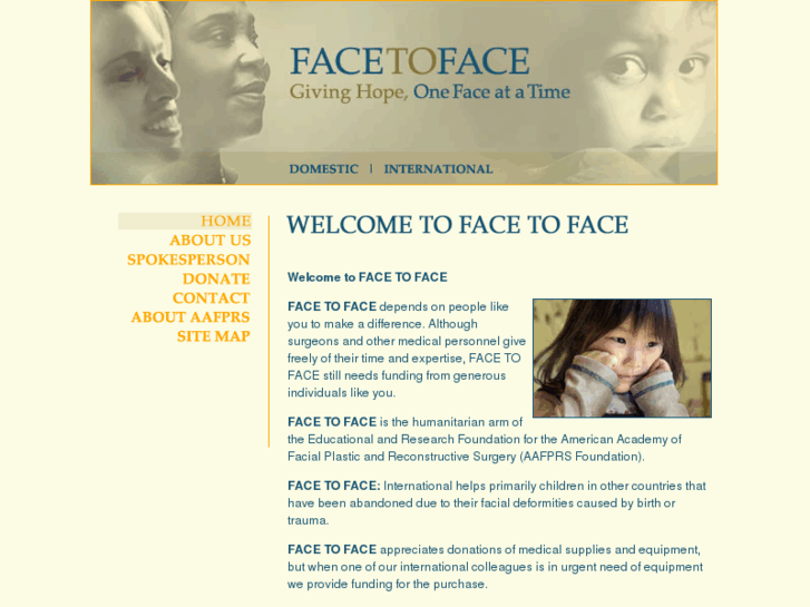 www.facetofacesurgery.org