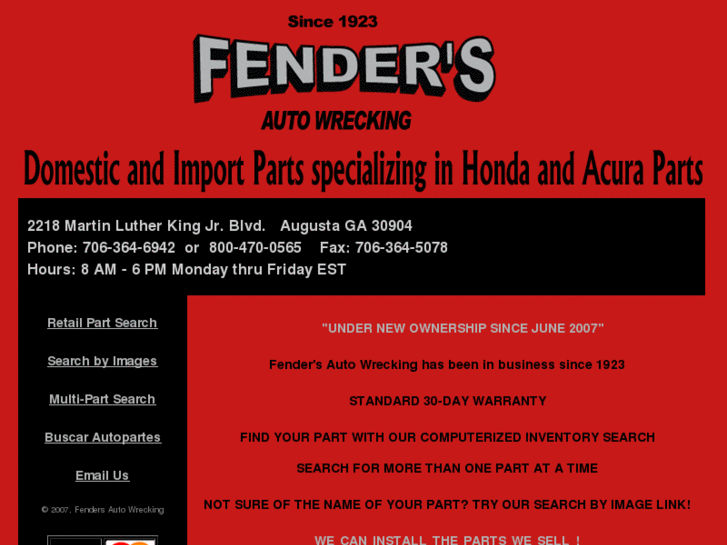 www.fendersautowrecking.com