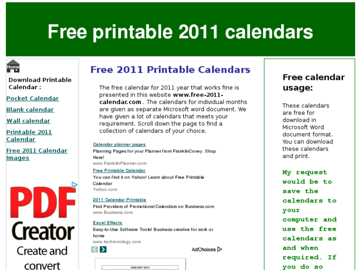 www.free-2011-calendar.com