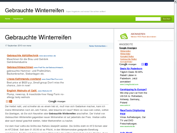 www.gebrauchtewinterreifen.com