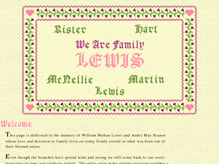 www.lewisfamily-online.net