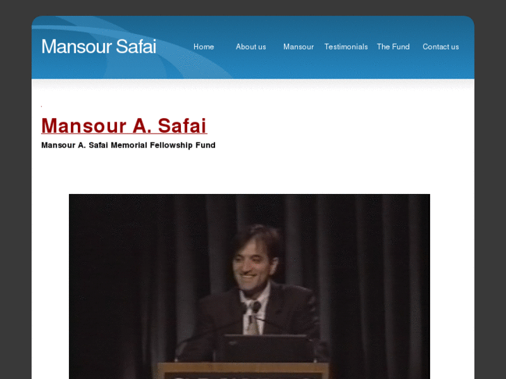 www.mansour-safai-fund.org