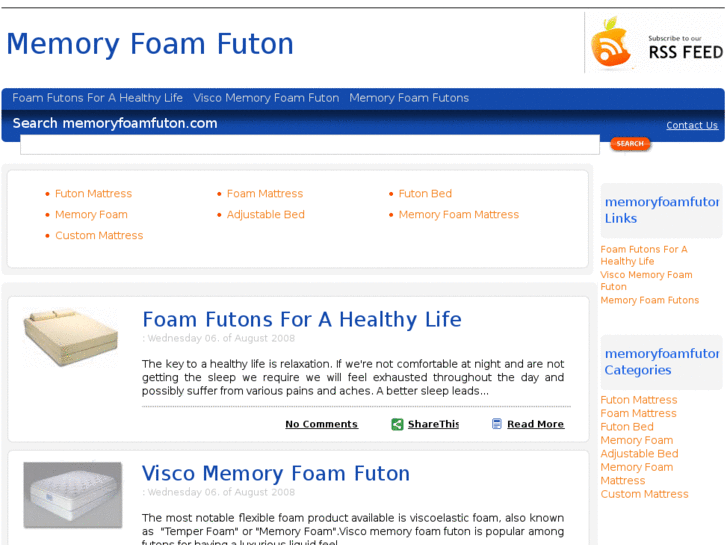 www.memoryfoamfuton.com