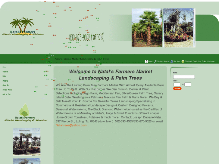 www.natalsfarmersmarketlandscapingandpalmtrees.com