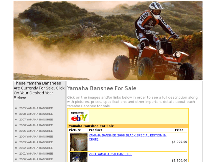 www.yamahabansheeforsale.com